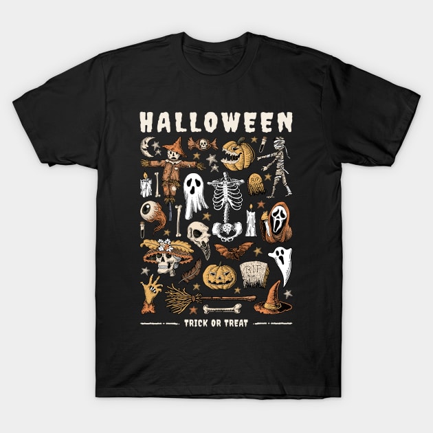 Halloween T-Shirt by Nasitama